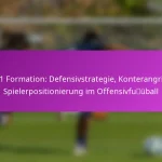 Abstoß: Schnelle Übergänge, Spielerpositionierung, Offensive Spielzüge