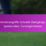 Überlappende Läufe: Timing, Spielerrollen, Raum schaffen